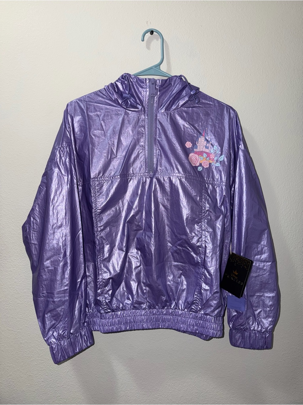 Disney Loungefly Windbreaker Sleeping Beauty Aurora Prince Phillip Hoodie Small